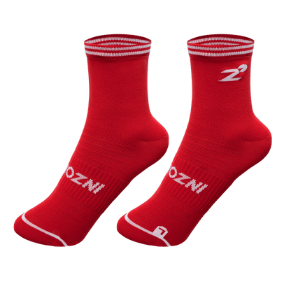 ถุงเท้ารุ่น Light Flow - สีแดง